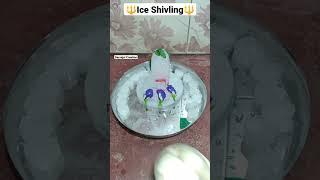 Ice Shivling | ice shivling making at home #shorts #bholenath #shivling #bholenath