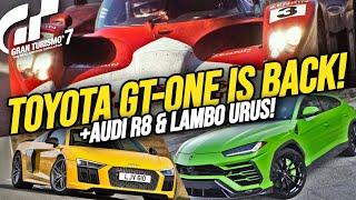 TOYOTA GT-ONE! Lambo Urus!? | 3 New Silhouettes Drop for Gran Turismo 7 | GT7 March 1.44 Update