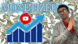 Monetized - How Much I Made in My First Month on Youtube