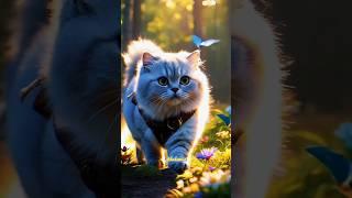 Kucing berjalan sendirian #shorts #viralshorts #viralvideo #kucing #cat