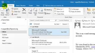 How to create pst file in Outlook