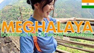 Korean Exploring North East India  | Bamboo Trek & Secret Waterfalls in Meghalaya