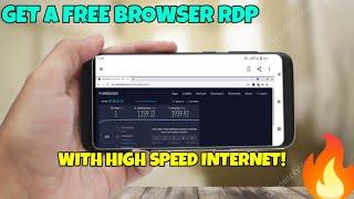 Get Free Browser  RDP  l With High Speed Internet l For Free l Cloud Guy.