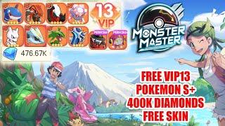 Pocket Incoming ENG Server - Up Free VIP13 & 400K Diamonds & S+ Pokemon & Skin