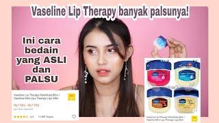 Vaseline Lip Therapy ASLI vs PALSU || Ryana