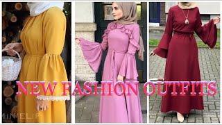 New arrival Muslim wear/casual Islamic wear/modest outfits/hijabi dresses/cute western outfits#trend