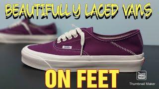 BEST WAY TO LACE UP YOUR VANS | AUTHENTIC | ERA | OLD SKOOL (5 HOLE VANS) | HOW ?