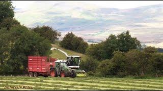 Silaging with Graham Hayllar around Kirkby Stephen among the Fells!