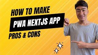 You Won't Believe How EASY Building NEXTJS PWA Apps Can Be!