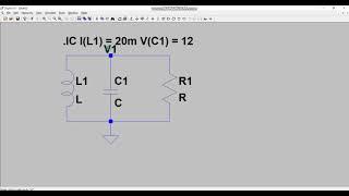 LTSpice - Simulating RLC circuits with Initial Conditions | AC Analysis on LT-Spice Series | DrKay