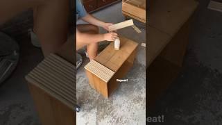 How to Install Trim On Furniture the Easy Way - with a Brad Nailer! #furnitureflipping