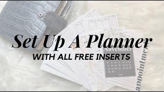 Set Up A Functional Planner With All FREE Planner Inserts feat. Peanuts Planner Co & More
