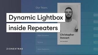 Adding Dynamic Lightboxes to Repeaters to Display Data Custom Post Type