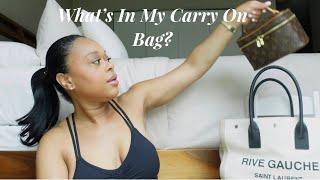 WHAT'S IN MY TRAVEL CARRY-ON BAG?