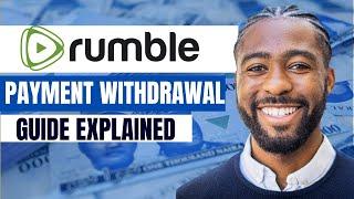 How to withdraw money from rumble website Complete Guide | rumble earn money