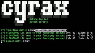 faucetpay auto faucet | ltc | termux python script