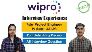 Wipro Interview Experience | Wipro ELITE | Interview Questions |Selected | Preparation Tips