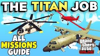 GTA 5 Online All Missions Guide Oscar Guzman Flies Again HARD MODE (THE TITAN JOB Max Payout)