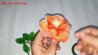 How to make Rose from nylon stocking