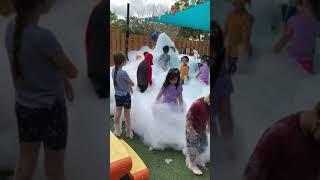 Foam Party at Toybrary Austin!