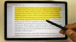 How To Export Highlighted Text in a PDF - Extract PDF -Tab S6 Lite