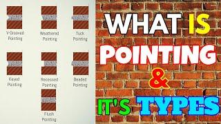 What is Pointing in Construction? - Types of Pointing - Civil Engineering