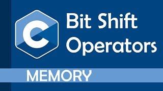 The bit shift operators in C