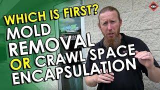 Crawl Space Mold Removal or Crawl Space Encapsulation, Which is First?