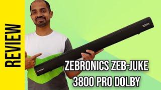 Zebronics 3800 Pro Dolby - Rs 6199 | Budget Friendly Soundbar - Review