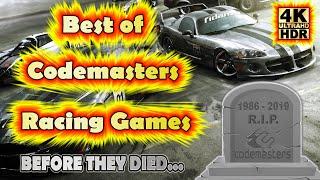 Best of Codemasters Racing Games, BEFORE THEY DIED - RIP: 1986-2019