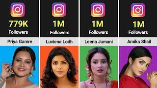 Most Follwers Of Famous Ullu Web Series Actress On Instagram In 2023