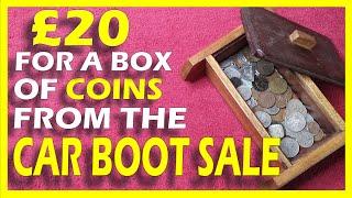 A Box of Coins From a Car Boot Sale For £20 - Was it Worth it?