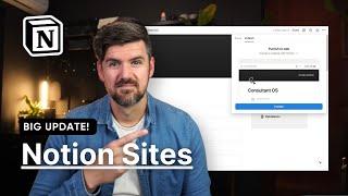 Build a Website in Minutes with Notion Sites!