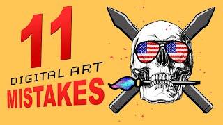 11 Digital Art MISTAKES You Are Making! 