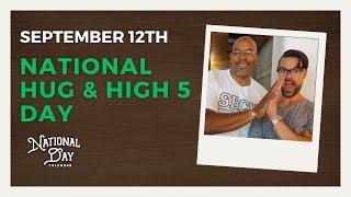 National Hug & High 5 Day | September 12th, 2024 - National Day Calendar