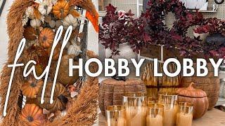 40% OFF FALL DECOR HOBBY LOBBY! AFLORAL DUPES?! FALL HOBBY LOBBY 2024 | HOBBY LOBBY FALL DECOR 2024