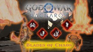 God of War: Ragnarok - Blades of Chaos Relic Attacks (With upgrades) | AbilityPreview