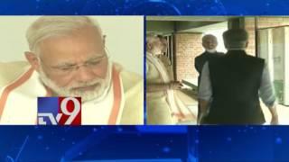 PM Modi arrives in Ahmedabad for Sabarmati Ashram centenary celebrations - TV9