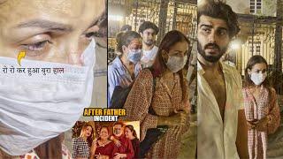 TEARS in Malaika Arora and Sister Amrita Arora Eyes, Arjun Kapoor, Kareena, Karishma EXIT VIDEO