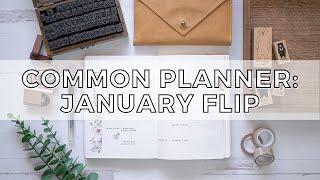 JANUARY FLIP THROUGH of my common planner, and a few random thoughts