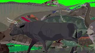 Mesozoic Fauna Stampede Green Screen for @Sticknodespro6522