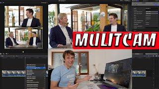 MULTICAM Videoschnitt für Anfänger in Final Cut Pro X - So sparst Du Dir viel Zeit