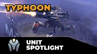 TYPHOON - Unit Spotlight - Mechabellum new rare unit