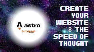 Build and host a website in under an hour using Astro