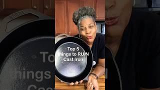 5 Things that will Ruin your Cast Iron Skillet!