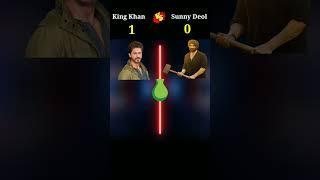 Shahrukh khan vs Sunny deol  #comparison #shortsviral ||