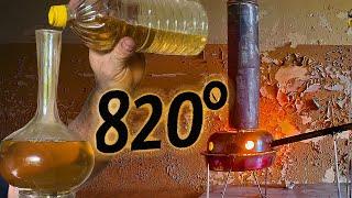 Waste Oil Stove made from Beer Cans - Full Tutorial 4k