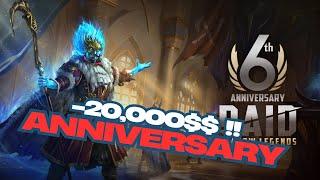 Spending another 10000$ FOR THE 6TH ANNIVERSARY ?! SPEND MY balance ?! Raid Shadow Legends