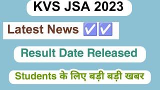 KVS JSA Result 2023 | How to check Result KVS JSA fully details explaining 2023