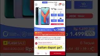 HP Gratis - Flash Sale HP Shopee Jam 16.00 - Flash Sale Serba Seribu -Trik Flash Sale Shopee Terbaru